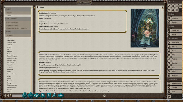 Fantasy Grounds - Esper Genesis 5E Threats Database for steam Fantasy Grounds - Esper Genesis 5E Threats Database for steam