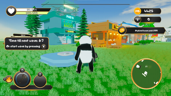 Panda's Village game for Linux 1