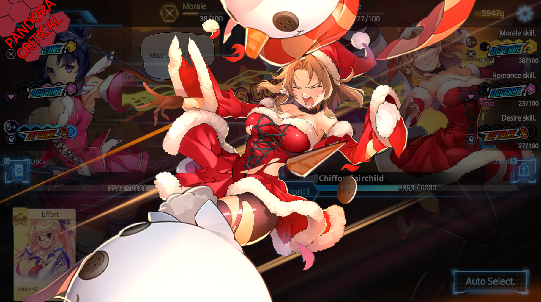 Battle Heroine Crisis COSTUME: Chiffon Christmas PC gameplay screenshot 2 of 4