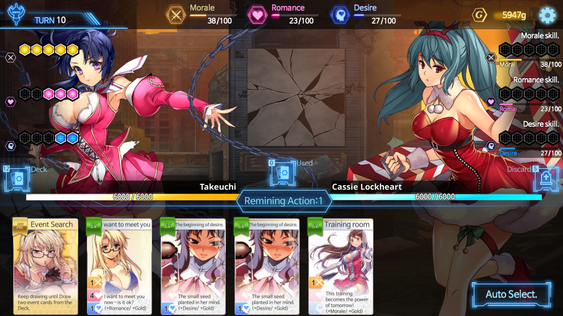 Battle Heroine Crisis COSTUME: Cassie Christmas PC gameplay screenshot 4 of 4