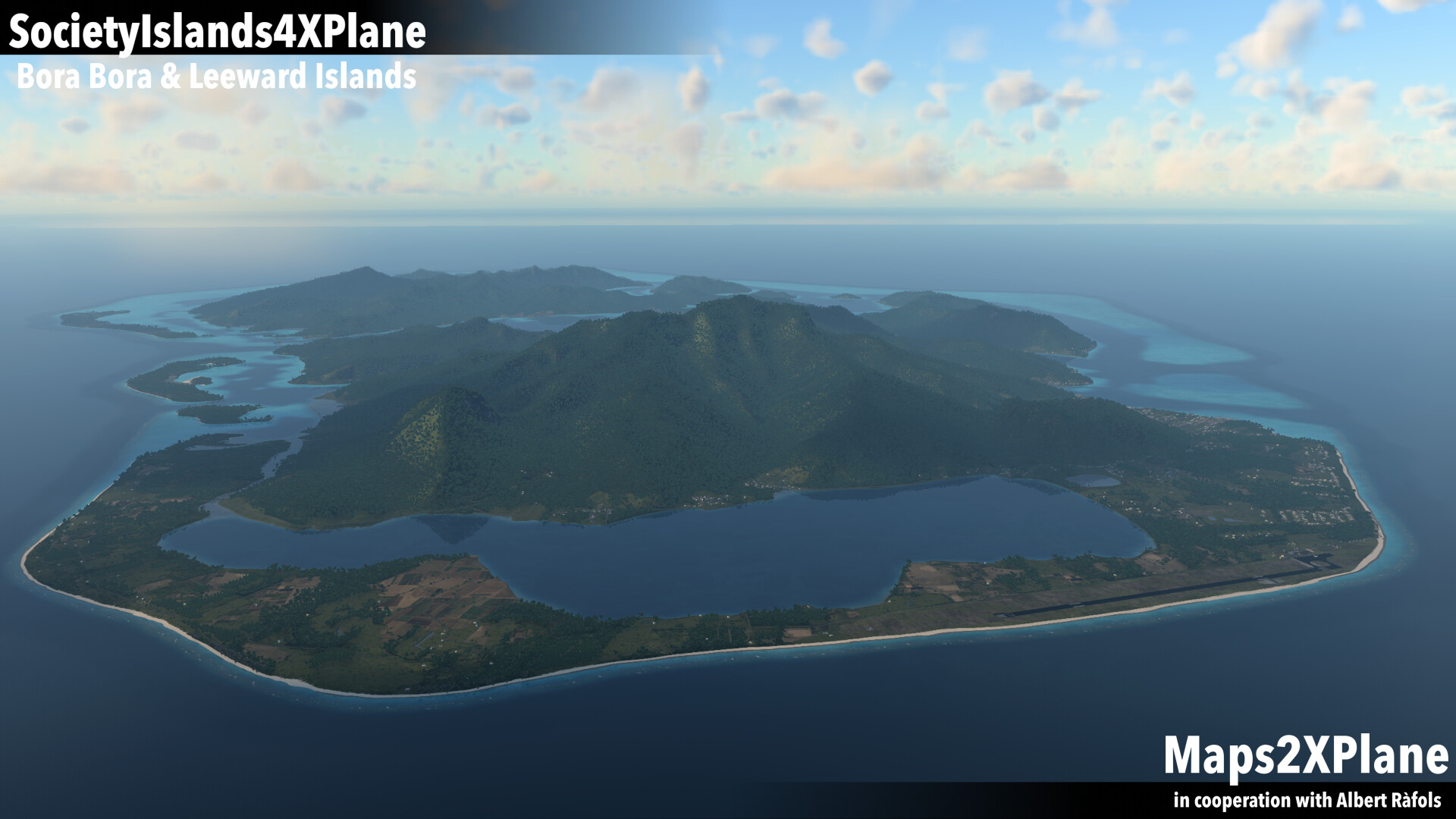 X-Plane 12 Add-on: Aerosoft - Society Islands XP - Bora Bora & Leeward Islands screenshot screenshot 4