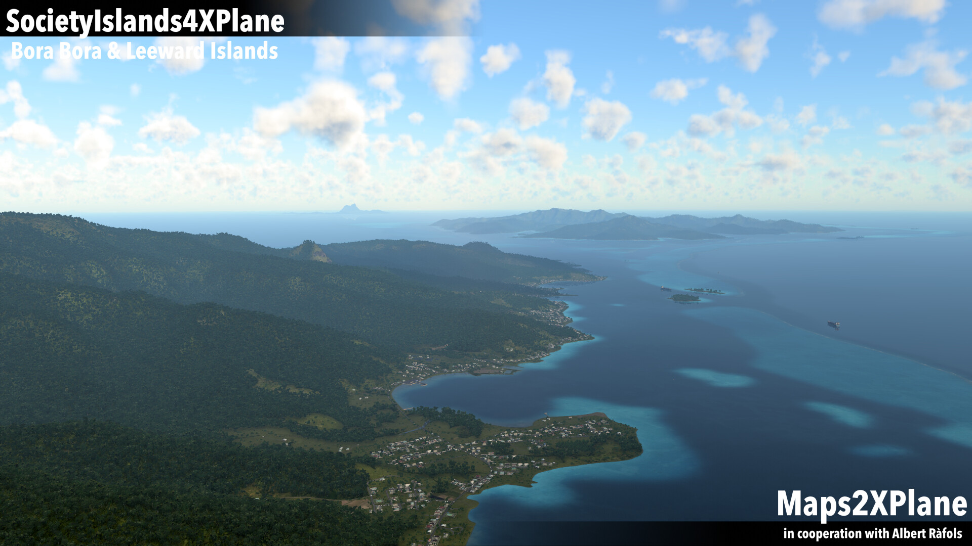 X-Plane 12 Add-on: Aerosoft - Society Islands XP - Bora Bora & Leeward Islands screenshot screenshot 8