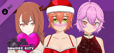 riding to bounce city - christmas set a vertical card thumbnail