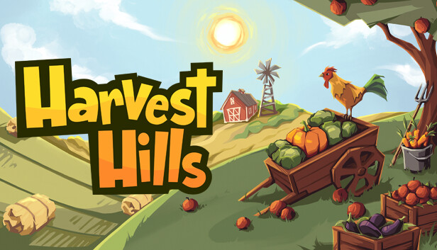 Capsule Grafik von "Harvest Hills", das RoboStreamer für seinen Steam Broadcasting genutzt hat.