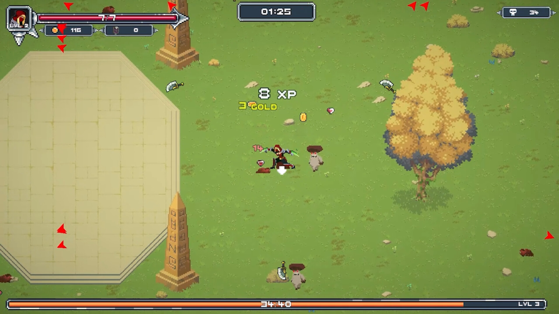 Hack and Shoot Heroes screenshot 1