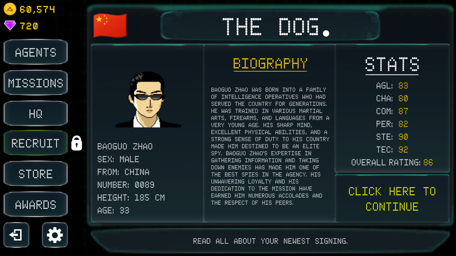 Agent Team Simulator - China Campaign screenshot screenshot 1