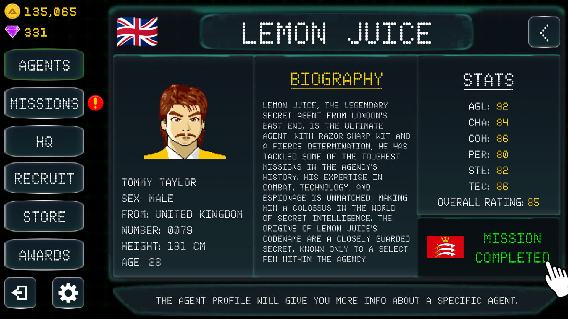 Agent Team Simulator - UK Campaign screenshot thumbnail screenshot 2