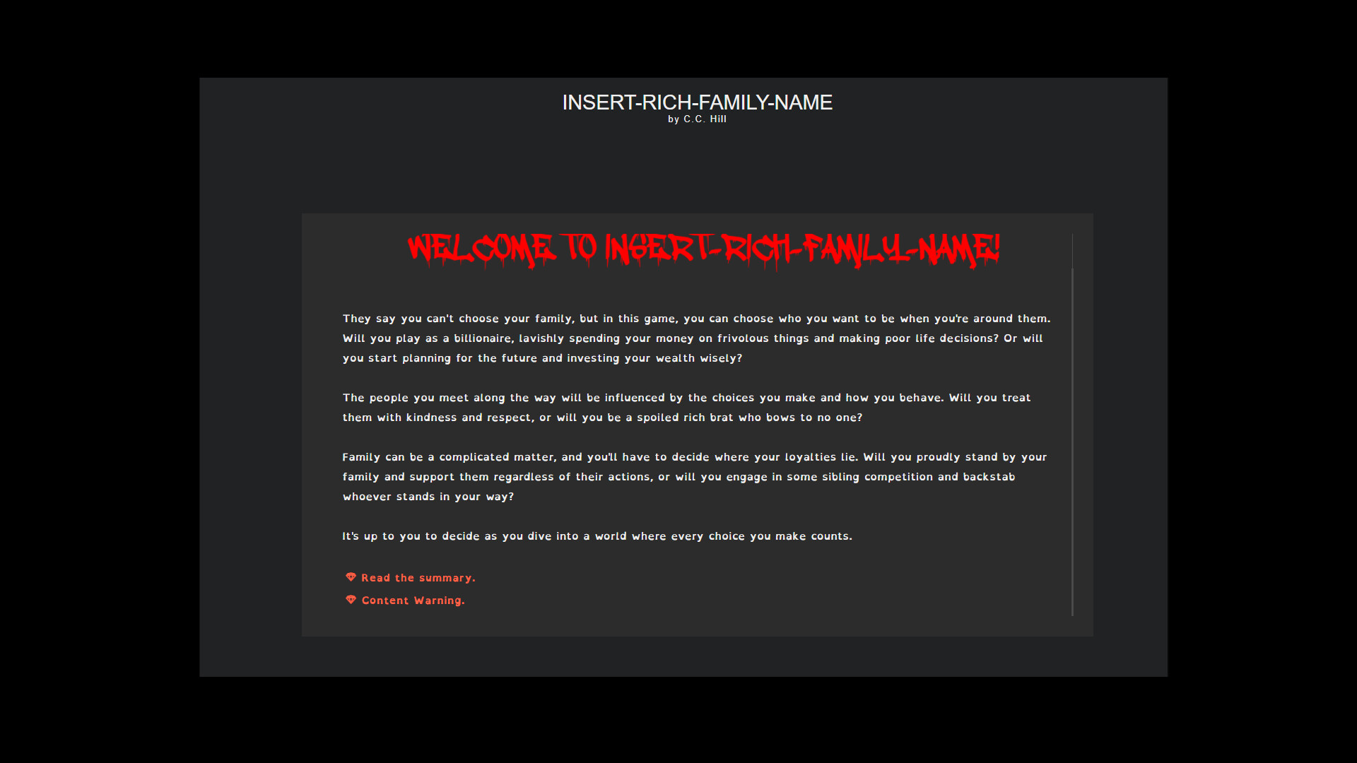 Insert Rich Family Name screenshot 1