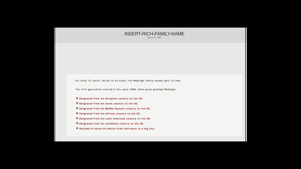 Скриншот из Insert Rich Family Name