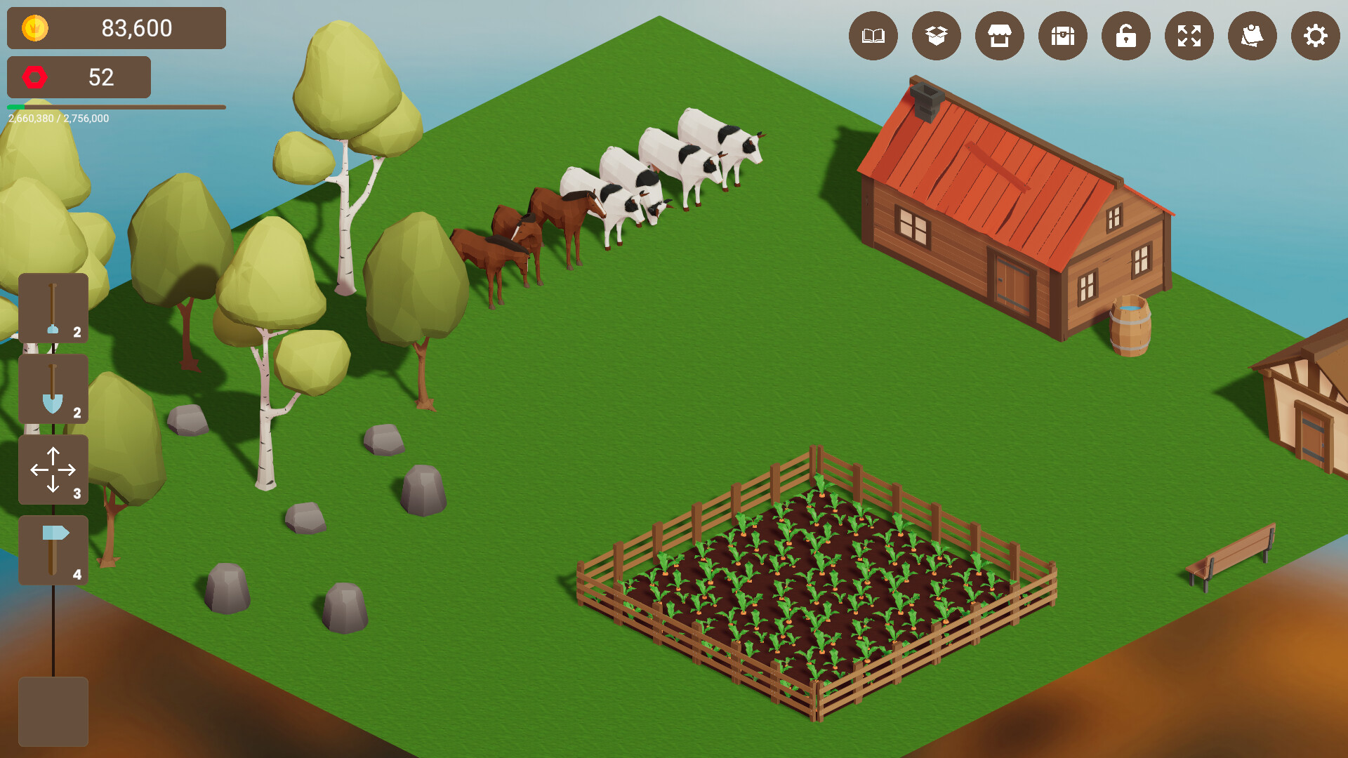 Ranch Simulator - Build, Farm, Hunt: Playtime, scores and