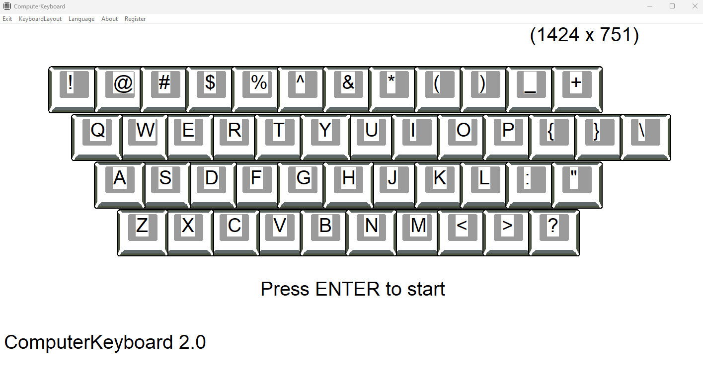 ComputerKeyboard Demo #0