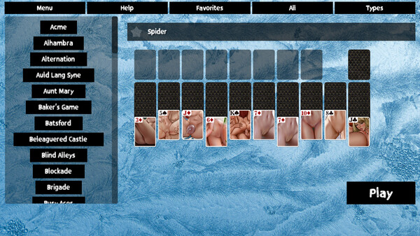 NSFW Solitairefor windows and Linux 1