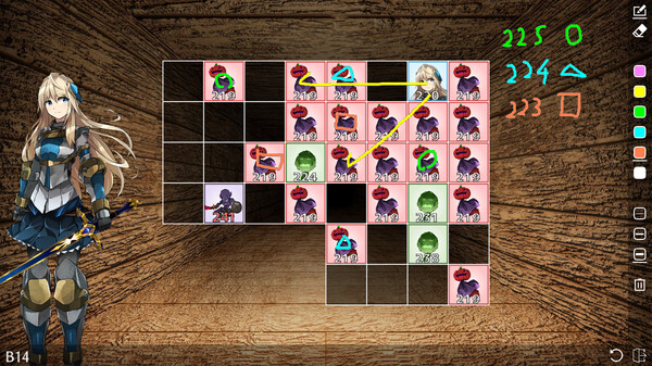 Dungeon in Grid Puzzles game for windows Pc 1