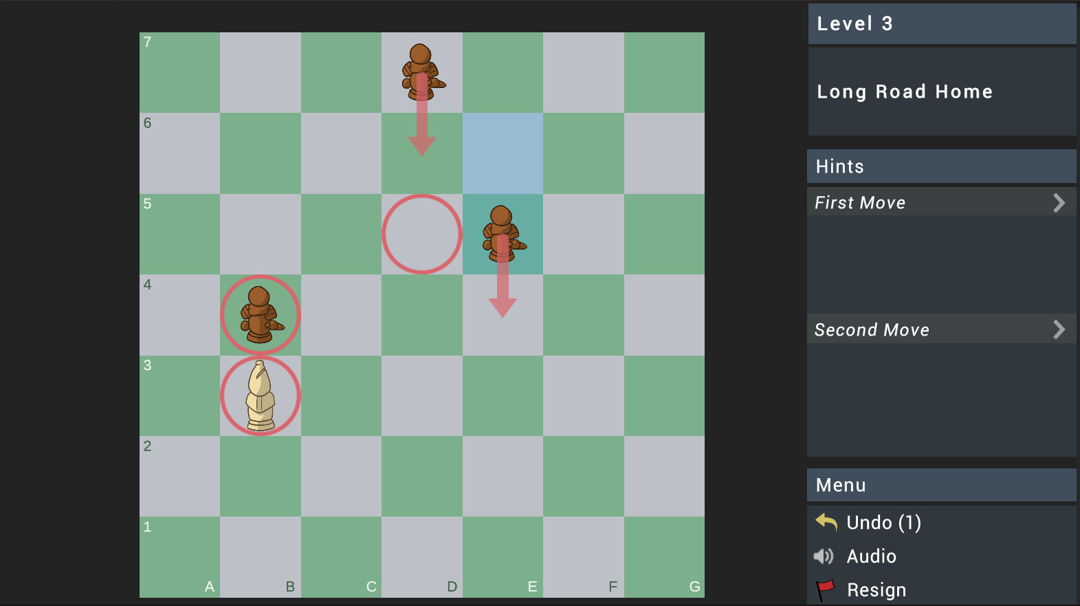 Back Rank Chess screenshot 1