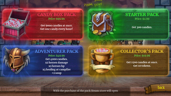 BARD IDLE - CANDY BOX PACK for steam BARD IDLE - CANDY BOX PACK for steam