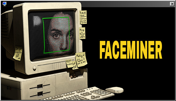 Imagen de la cápsula de "FACEMINER" que utilizó RoboStreamer para las transmisiones en Steam
