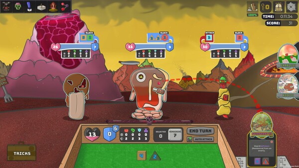 Diceheart game for Linux 1