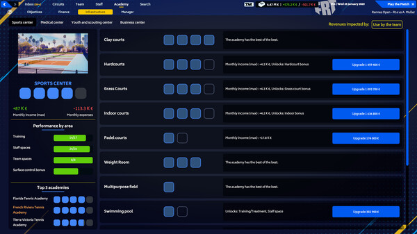 Tennis Manager 2023 screenshot