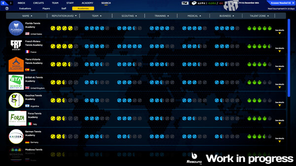Скриншот из Tennis Manager 2023