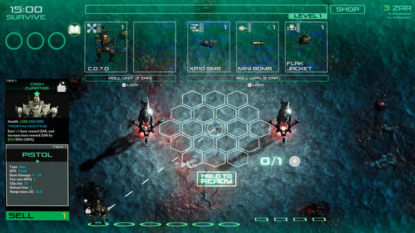 Battle Grid game for Linux 1