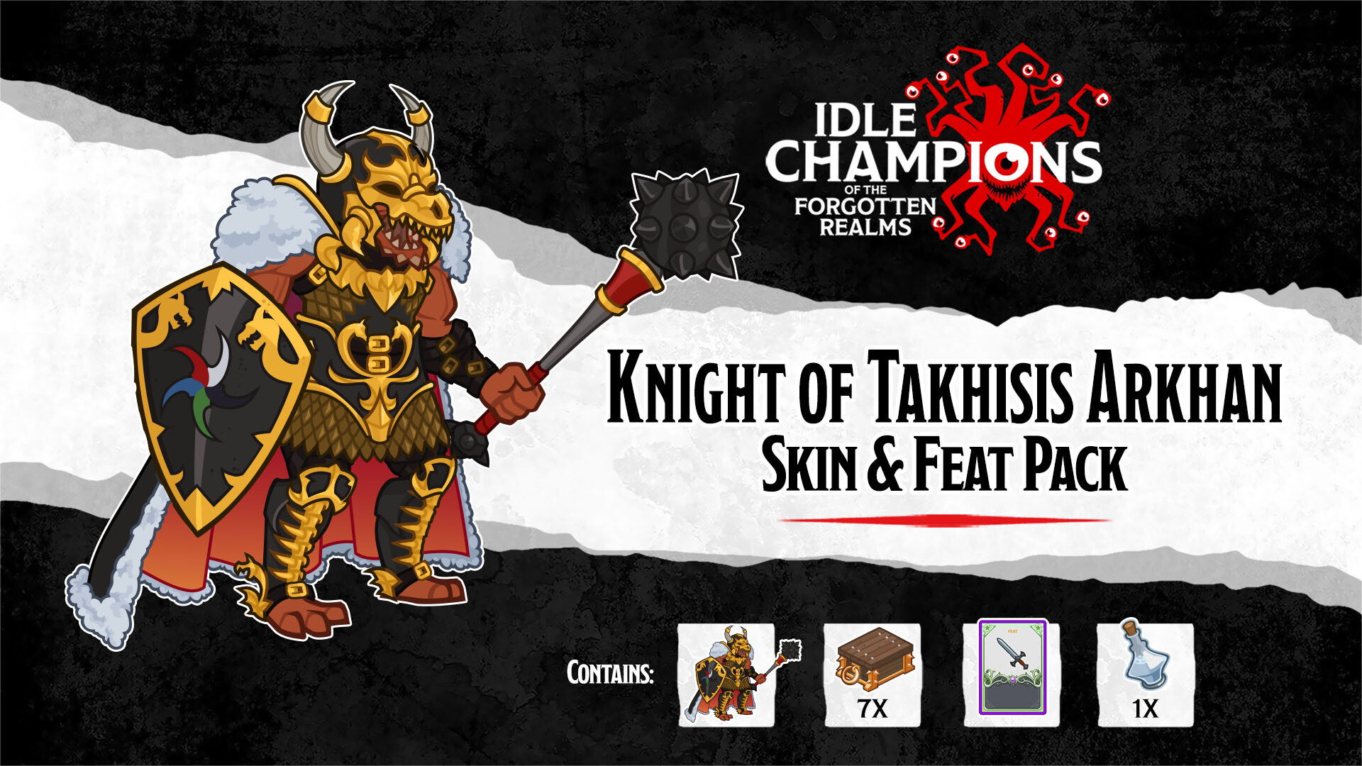 Idle Champions - Knight of Takhisis Arkhan Skin & Feat Pack Featured Screenshot #1