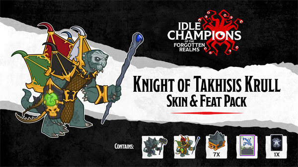 Idle Champions - Knight of Takhisis Krull Skin & Feat Pack