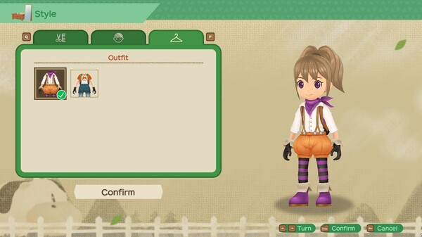 STORY OF SEASONS: A Wonderful Life - Pumpkin Patch Costume for steam