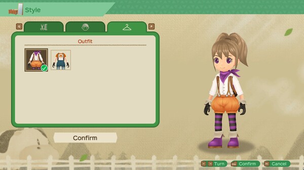 STORY OF SEASONS: A Wonderful Life - Pumpkin Patch Costume