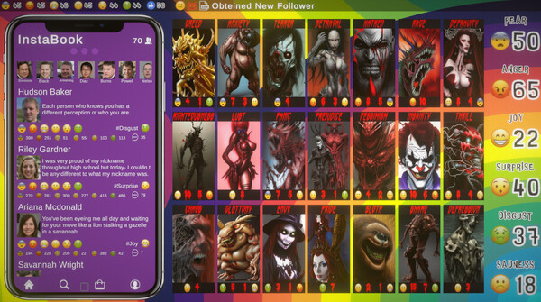 Emotions: Social MeDie game for windows Pc 1