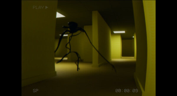 Скриншот из The Backrooms Experiment