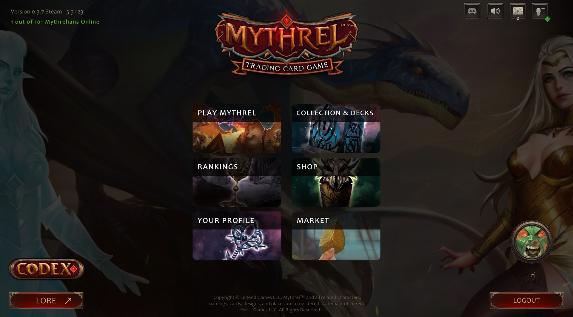 Mythrel screenshot 1