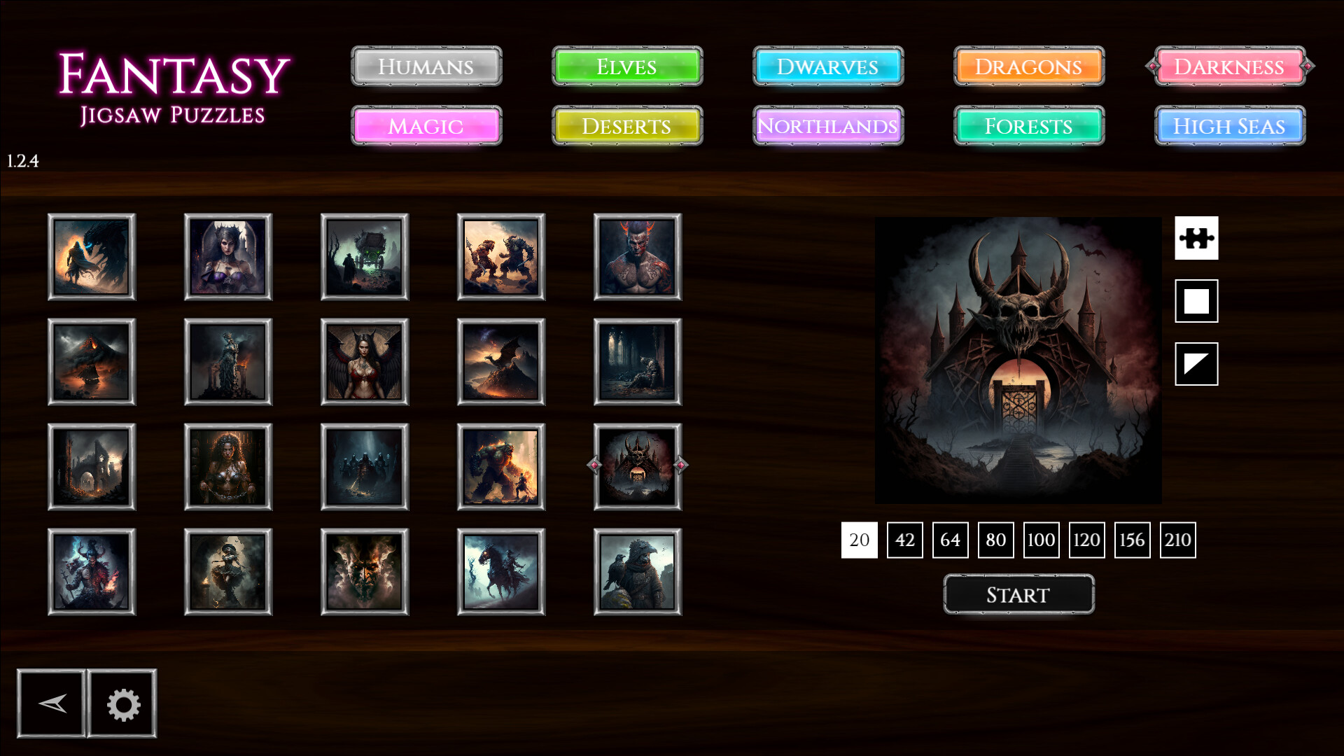 Fantasy Jigsaw Puzzles - Darkness #5