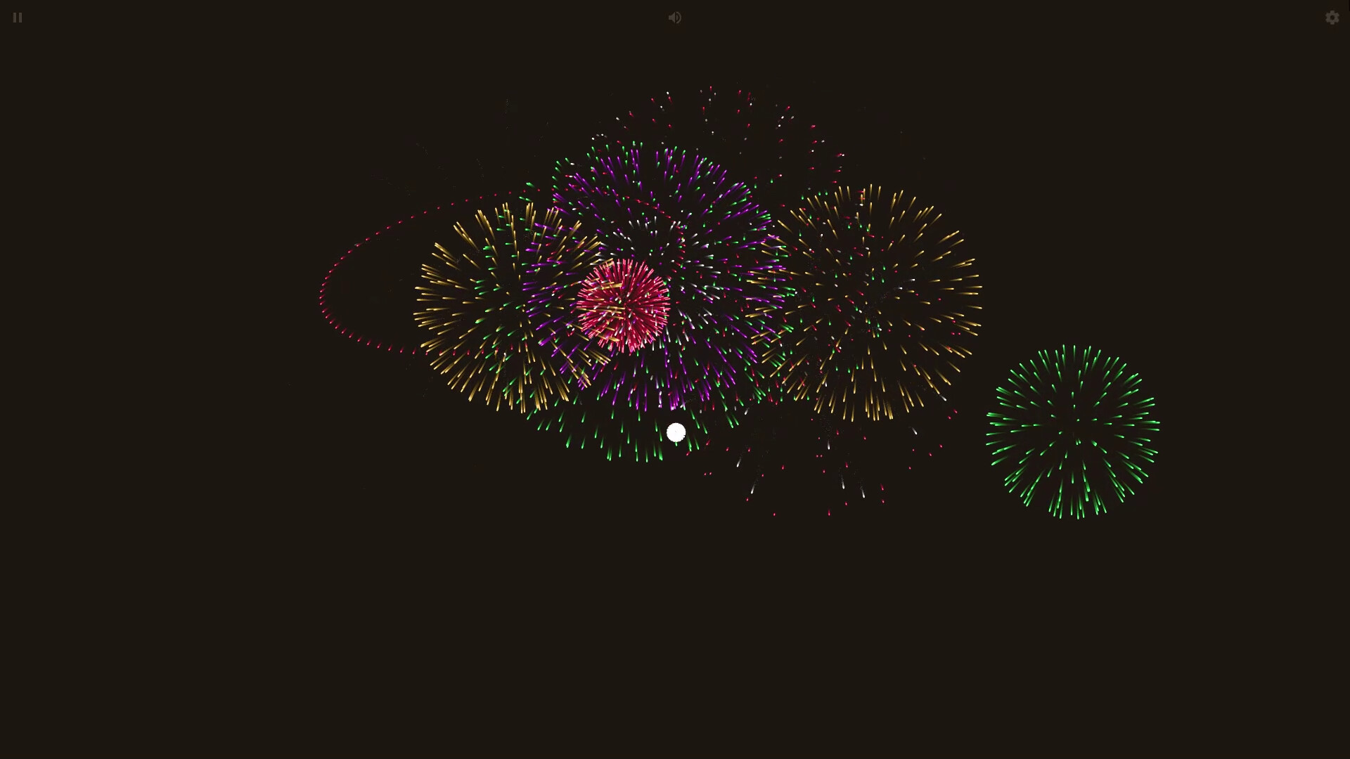 Simulador de fogos de artifício sem fim no Steam