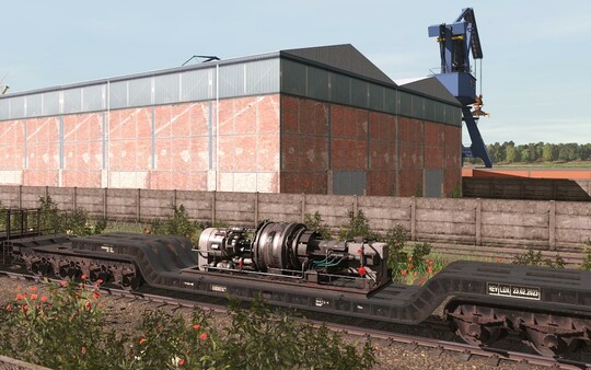 Trainz 2022 DLC - DB Uaai Low-Loader Flatcar