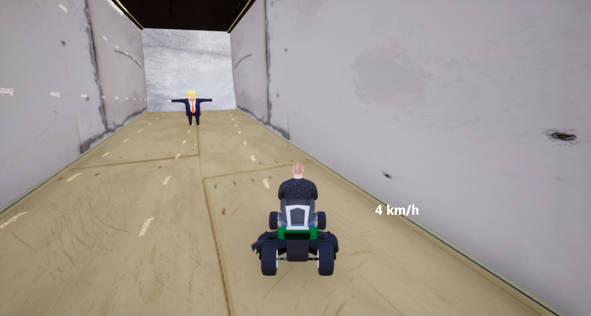 Lawnmower Game: Find Trump #0