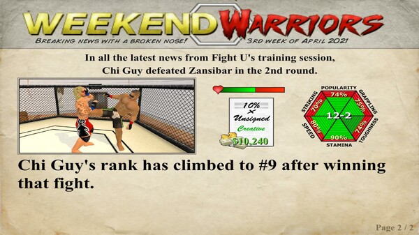 Скриншот из Weekend Warriors MMA