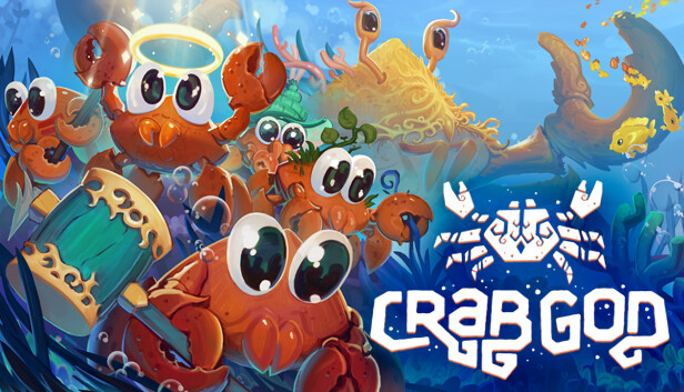 Imagen de la cápsula de "Crab God" que utilizó RoboStreamer para las transmisiones en Steam