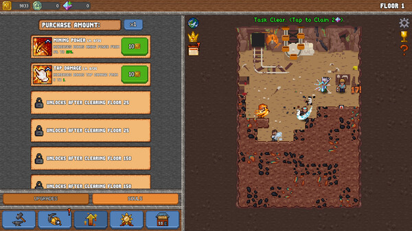 Idle Cave Miner game for windows Pc 1
