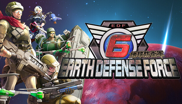 Imagen de la cápsula de "EARTH DEFENSE FORCE 6" que utilizó RoboStreamer para las transmisiones en Steam