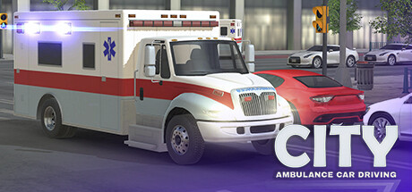 City Ambulance Car Driving Cover Image