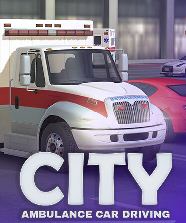 City Ambulance Car Driving