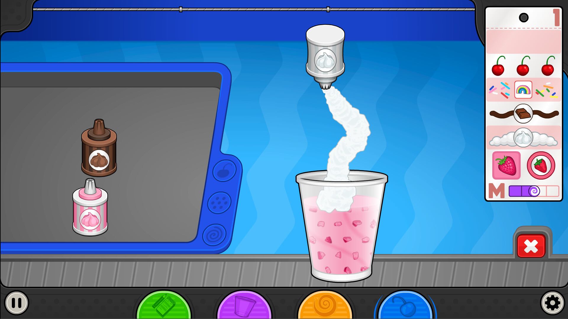 FAZENDO MILKSHAKE NO PAPA´S FREEZERIA