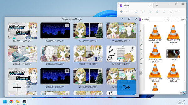 Simple Video Merger game for Linux 1