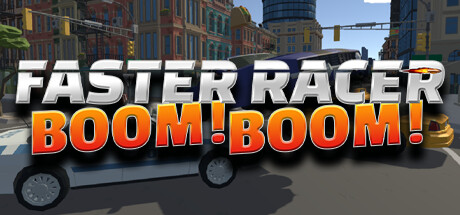 Faster Racer Boom Boom banner