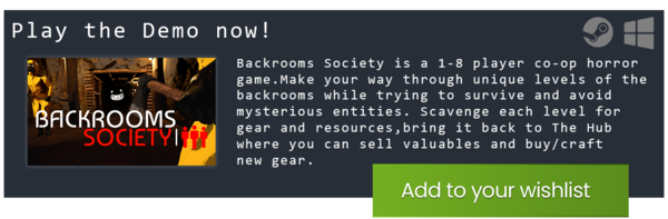 Backrooms Society on Steam