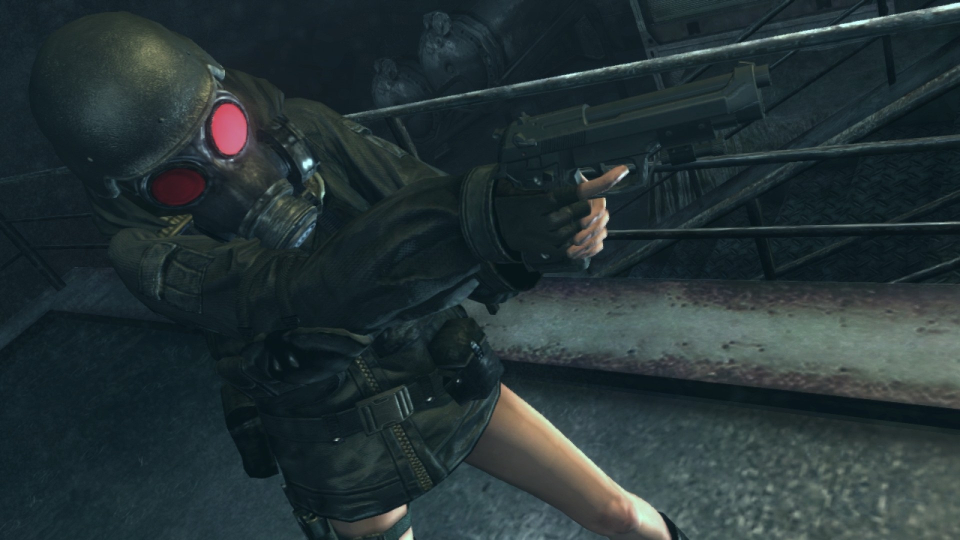 Resident Evil: Revelations Lady HUNK DLC Featured Screenshot #1