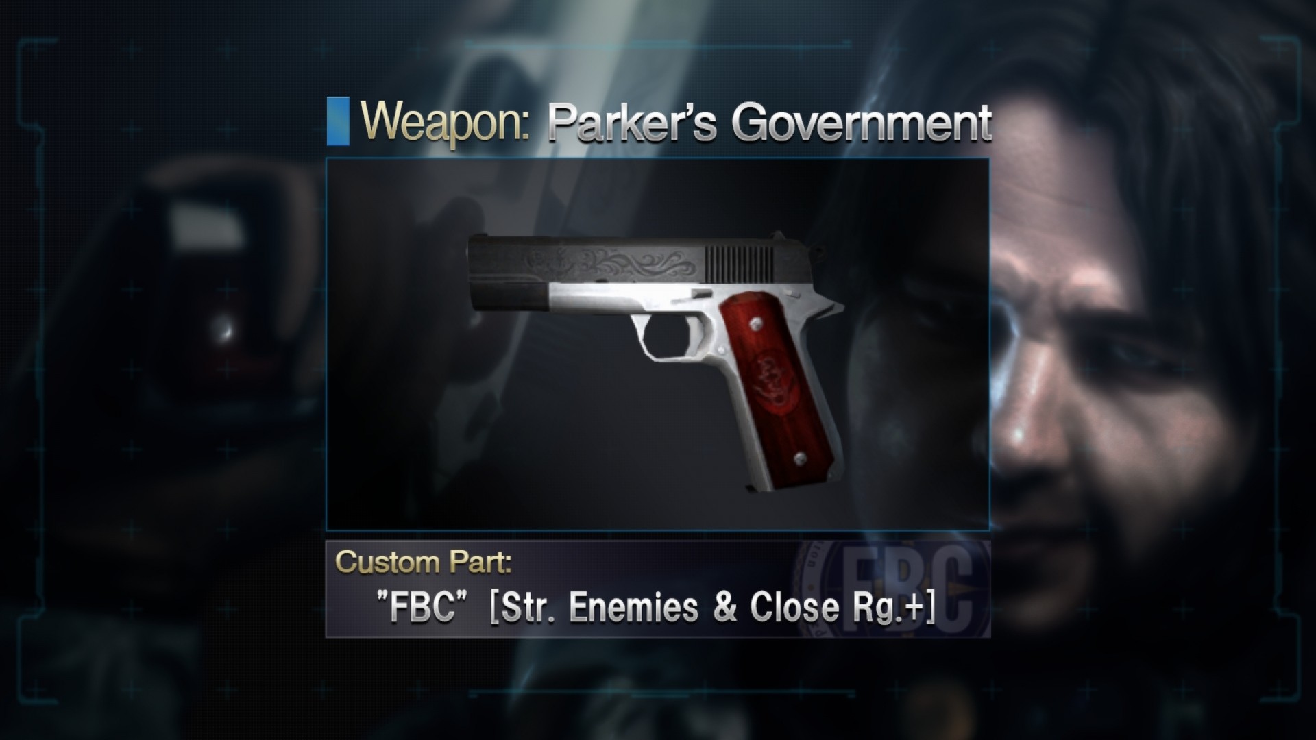 Resident Evil: Revelations Parker's Government Handgun + Custom Part: Featured Screenshot #1