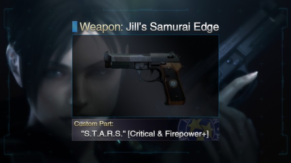 скриншот Resident Evil: Revelations Jill's Samurai Edge + Custom Part: "S.T.A.R.S." 0