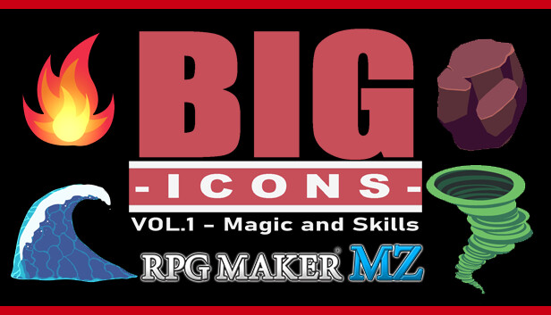 RPG Maker MZ - Big Icons Vol 1 - Magic and Skills on Steam