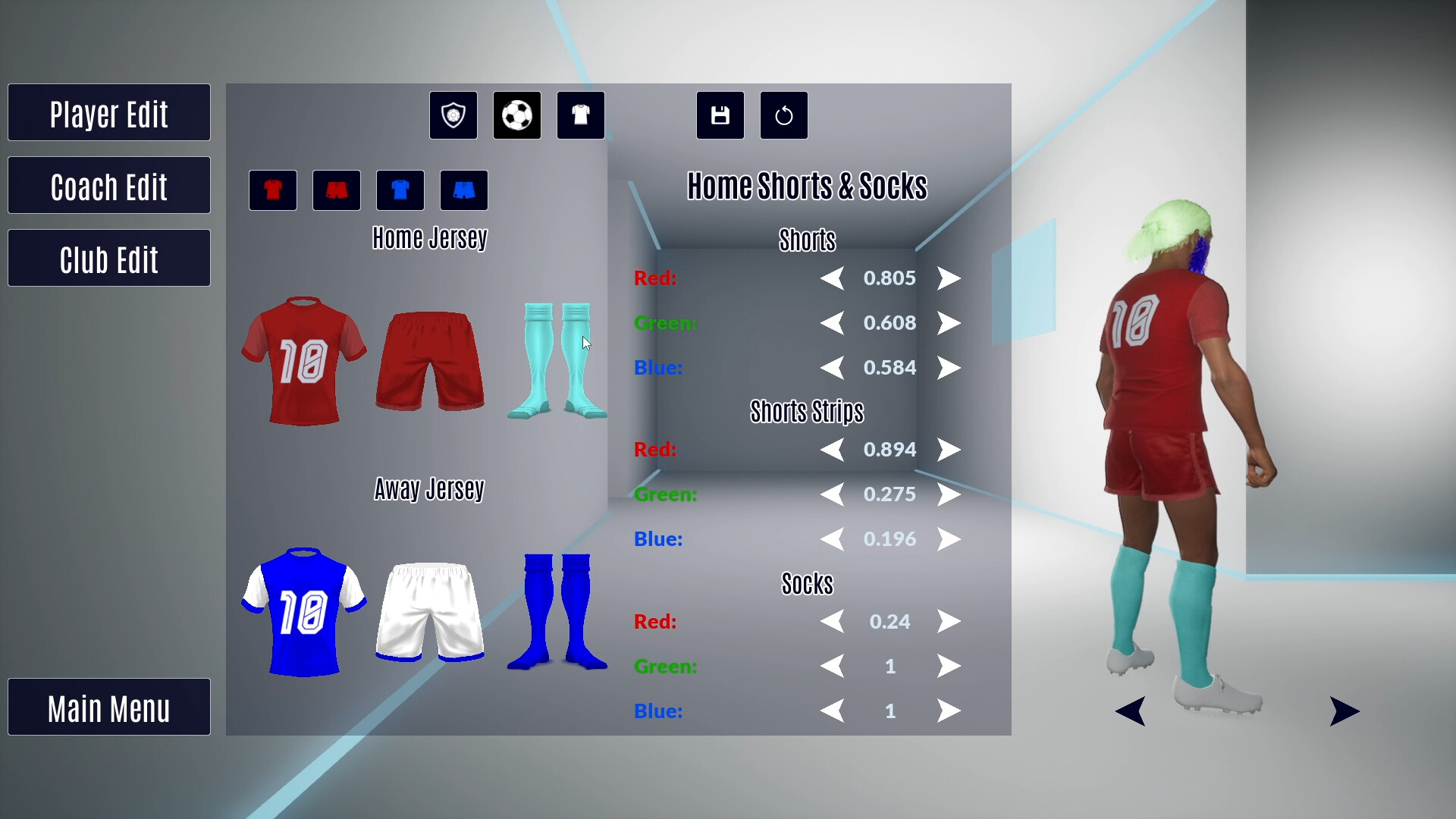 Soccer Footballers #11